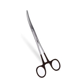 CRAZY SHARK Fishing Pliers Stainless Steel Release Pliers Hook Remover Pliers Fishing Hook Hobby Clamp Piercing Pet Clamp (6.5 Inch Curved)