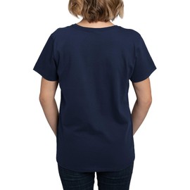 CafePress Speckled Sussex Chickens Women's Dark T Shirt Womens Cotton Dark T-Shirt Navy