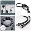 Universal Shower Hose Pipe Head Tap Hoses 1.5m Long Smooth