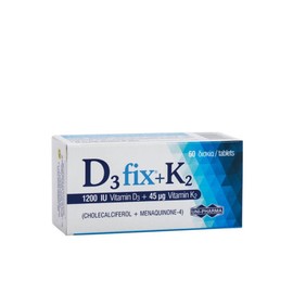 Unipharma D3 fix 1200 IU + K2 45 μg, 60tabs