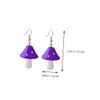 COLLBATH Elegant Women's Earrings Creative Mushroom Shape Material Allergy Design