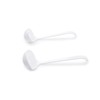 Fox Run Mini Ladle Set, Plastic, 2-Piece, Regular White