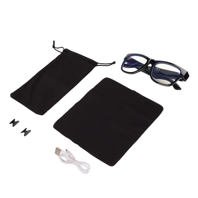 Smart Sunglasses Multifunctional Wireless Bluetooth Sunglasses for PC Laptop ComputerWhite
