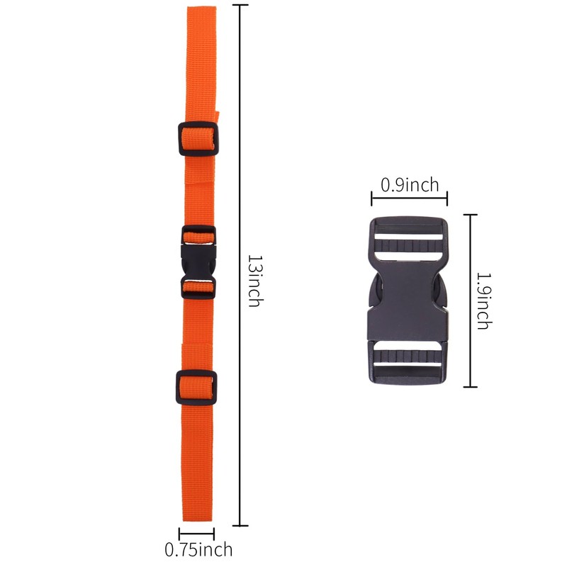 Bettli Backpack Chest Strap,Adjustable Chest Strap Backpack Pack Straps Webbing