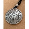 Harmonicway/Pepi Key of Solomon TALISMAN of SATURN Pentacle Pewter Pendant