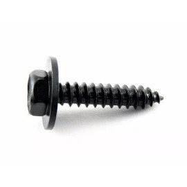 Online Auto Supply Ford Black Trim Screws- M4.2 x 20mm Long- 7mm Hex- 12mm washer- 25 screws- #224