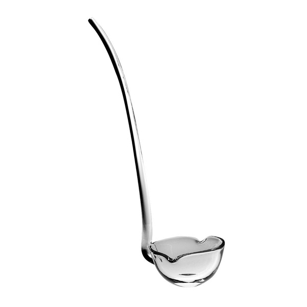 Barski - European Quality - Mouthblown - Glass - Punch Ladle - 14" Long - Made in Europe
