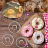 Zorfeter 2 Pack Stainless Steel Donut Cutter, Professional Baking Tool