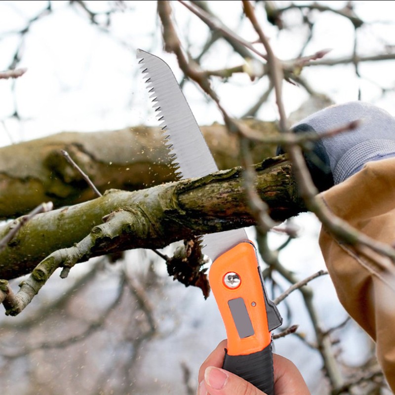 Multifunctional Mini Folding Hand Saw HighCarbon Steel Garden Carpenters Saw