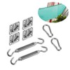 Shade Sail Hardware Kit, Shade Sail Installation Parts, Stainless Steel