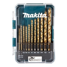 Makita D-72908 13 Pieces HSS Drill Bit Set 1/16" - 1/4"