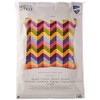 Vervaco Bold Geometric Style Long Stitch Cushion Kit 2, Multi-Colour