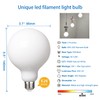 MYEMITTING 2 Pack Dimmable LED Globe Bulb, 5.5W Equivalent 60W,