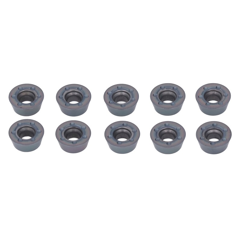 10 Pcs Lathe Carbide Blade Round Wood Turning Cutter High