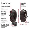 Mace Personal Safety Alarm - Loud 130db Siren, Built in