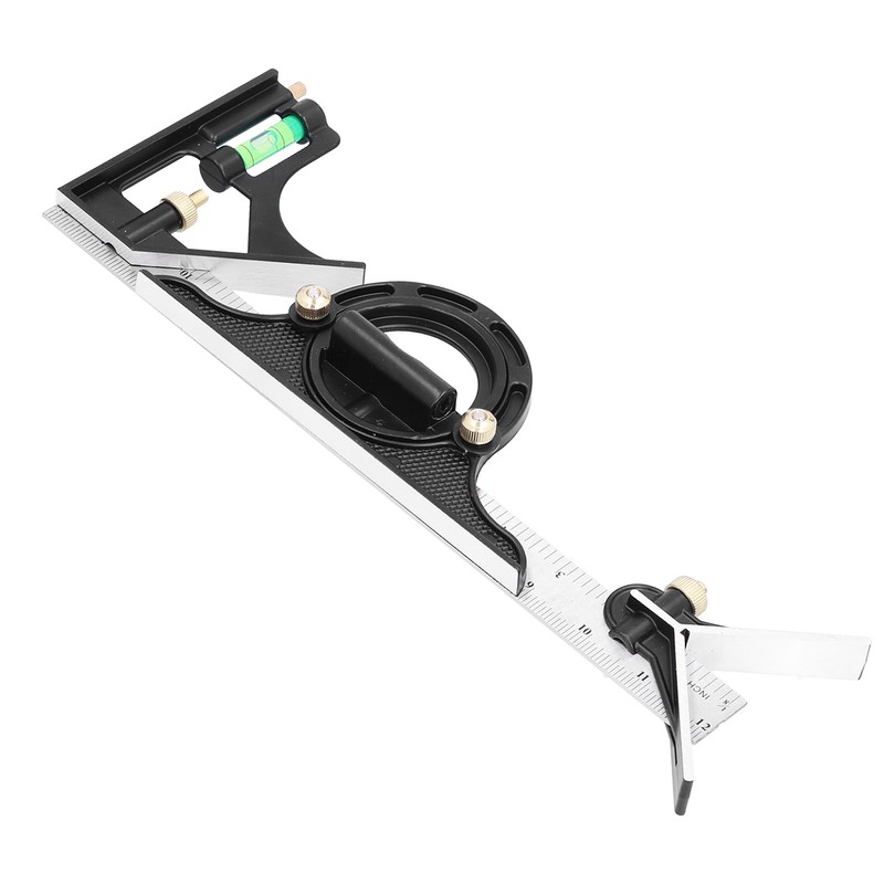 Combination Square Aluminum Alloy Stainless Steel Measuring Tool for Angle