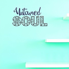 Decals - Untamed Soul Wall Art Size 20 Inches X 40 Inches