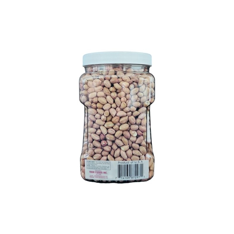 Desi Kitchen Raw Peanuts Whole with skin (Uncooked, Unsalted) 3lbs