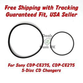 Unbranded Belt Kit, Sony CDP-CE375 CDP-CE275 5-Disc Carousel CD Changer FREE SHIP TRACKING