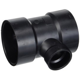 GENOVA 81131 3X1-1/2 ABS Sanitary TEE, 3" x 3" x 1-1/2"