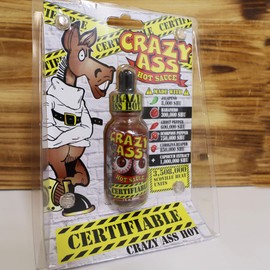 CRAZY ASS Premium Gourmet Hot Sauce - Ultimate Hot Sauce Gift - Try if you dare!