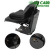 ALL-CARB Black Tractor Suspension Seat With Armrest For Universal Tractor