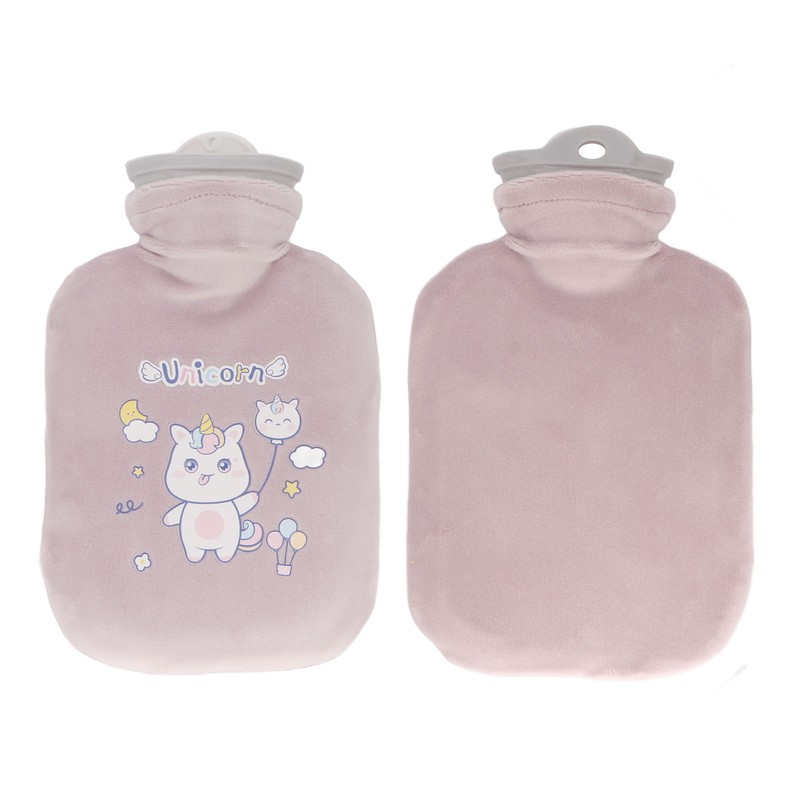 Hot Water Bottle with Soft Cover Student Home Portable Cute