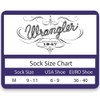 Wrangler Horses Crew Socks, White, Med (W 6-9), 1 Pair