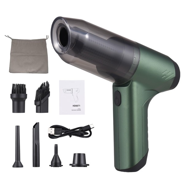 lyrlody Cordless Handheld Vacuum, Powerful Suction 19000Pa Car Vacuum Cleaner