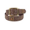 TOPACC Womens Western Belts for Jeans Ladies Coffee Cowgirl Belt