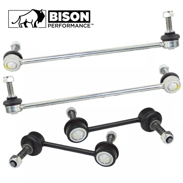 Bison Performance 4pc Front Rear Sway Bar Link Kit For