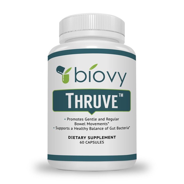Biolor Thruve Long-Term Constipation Relief Supplement - Probiotics, Prebiotics, Natural