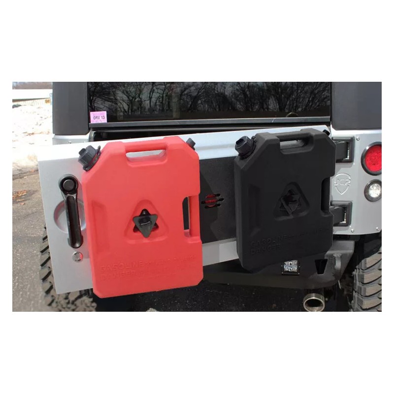 OVERLANDAXIS.COM 3 GALLON JERRY CAN W/MOUNTING BRACKET OUTDOOR VEHICLE JEEPS