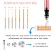 3-Speed Cordless Mini Drill Pen With 8 Small Drill Bits,Rechargeable