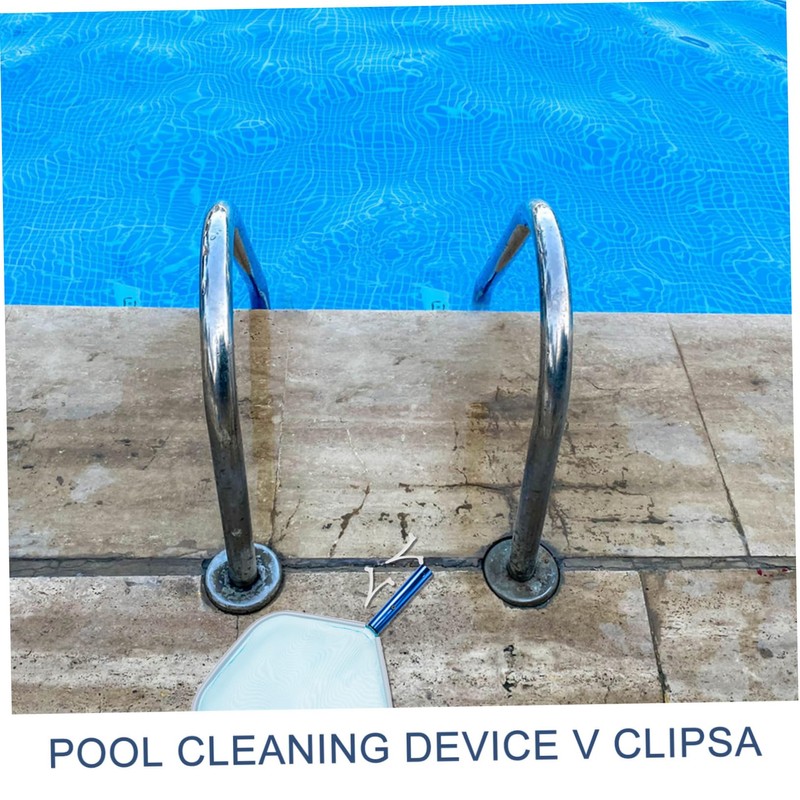 Gatuida 8Pcs Pool Brush V Clips Replacement Attachment Clips for