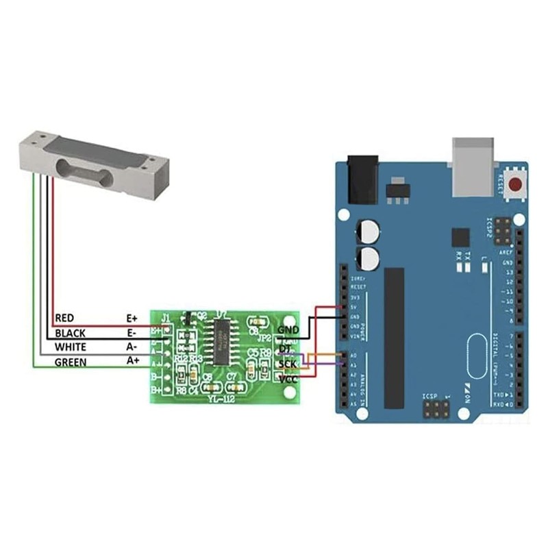 Geekstory 10 kg Load Cell Electronic Kitchen Scales + HX711