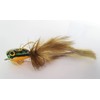 FISHIN ADDICT Frog pike fishing fly zonker Size 2 /