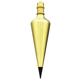 General Tools 800 16 Brass Plumb Bob, 16 Ounce