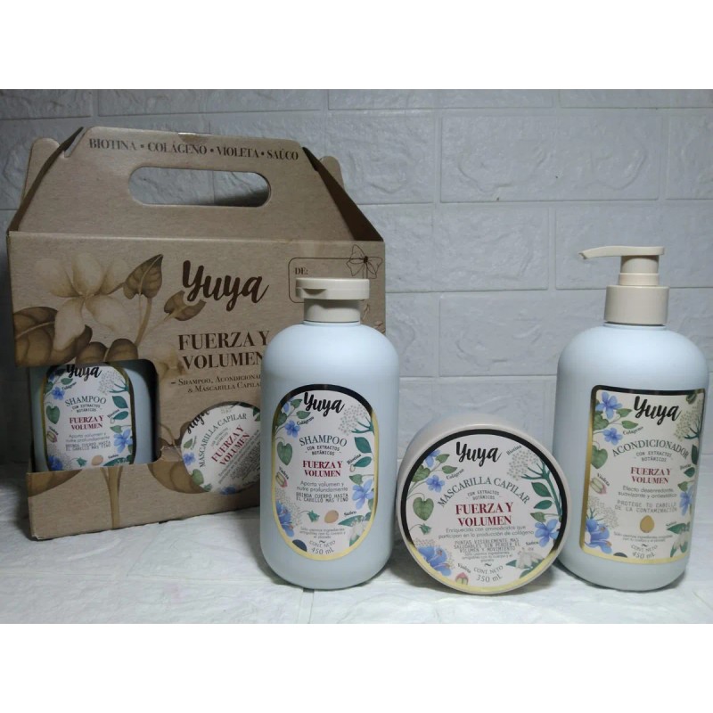 Set Yuya Shampoo + Acondicionador + Mascarilla Capilar