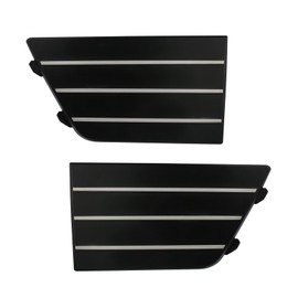 Front Lower Bumper Grill Grille Insert Cover Compatible with Lincoln MKS 2009-2012 LH & RH 1 Pair Black Front Driver Passenger Side OEM 8A5Z-17K945-AB/ 8A5Z-17K946-AB