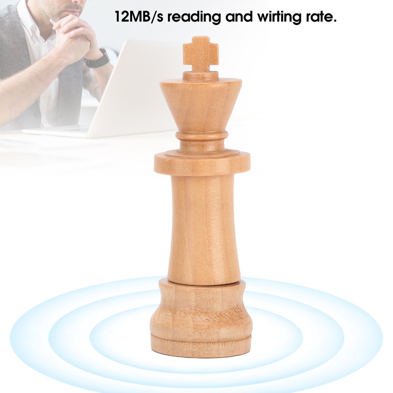 Portable USB Flash Drive Chess Styling Memory Stick 12MB/s Reading