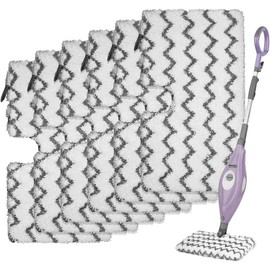 6 Pack S3501 S3601 Steam Mop Replacement Pads for Shark S3501 S3601 S3550 S3801 S3901 S3601D S3801CO S3901D S3455K S2902 SE450 Steam and Scrub Pocket Mop Steamer Pads Washable - Color: 6 Pack