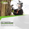 GREEN DEVIL Industrial Chainsaw Helmet with Face Shield Built in