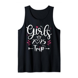 Girls Trip 2025 Shirt Girls Trip 2025 Summer Vacation Lovers Tank Top