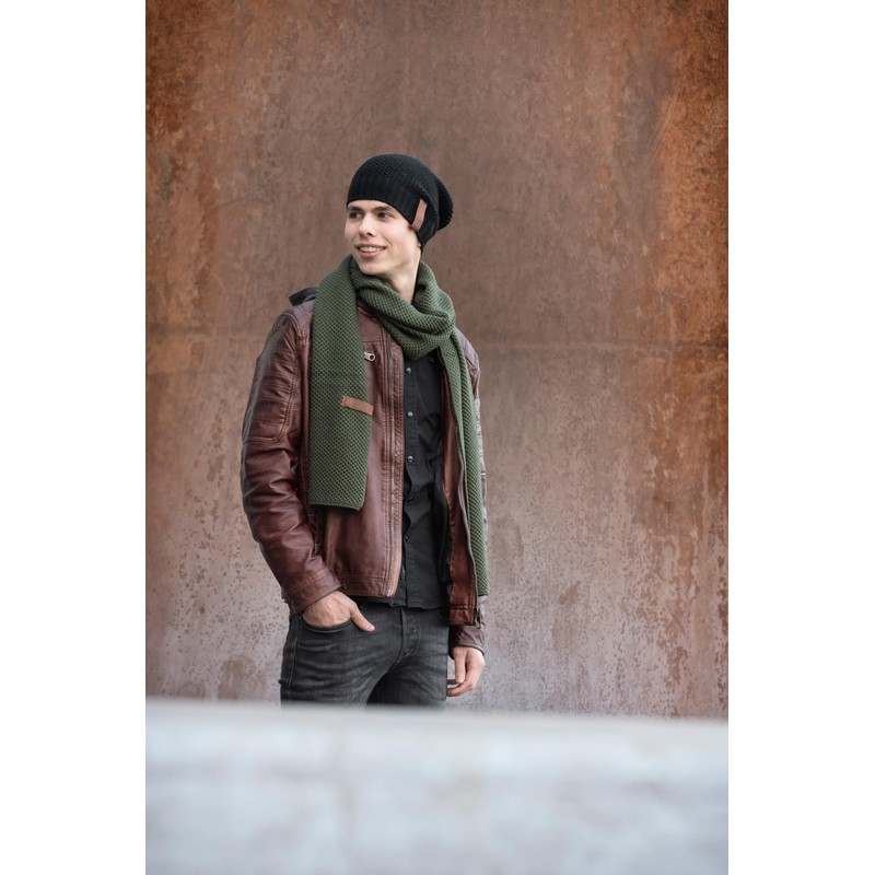 KNIT FACTORY - Jazz Scarf - Knitted Scarf for Men