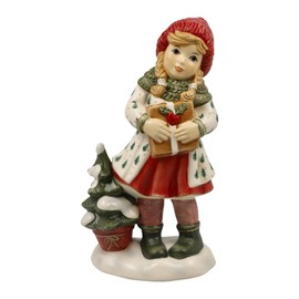 Goebel Figurine with Love Gift - Winter Forest Christmas
