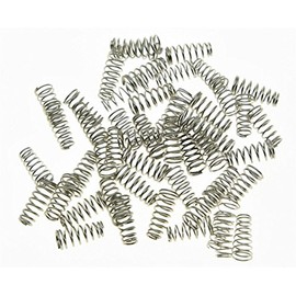 KAISH 50x Nickel Strat Tele Single Coil Pickup Spring Mounting Springs