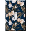 Toggle Wallplate, Single Light Switch Cover Plate - Tulip floral