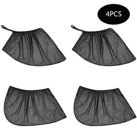 4 Stück Universal Sonnenblende Auto Netz, Seitenfenster Meshmaterial Schützt Mitfahrer, Universal Sonnenblende Auto, Auto Fenster Schatten, Für Autofenster, Reisen