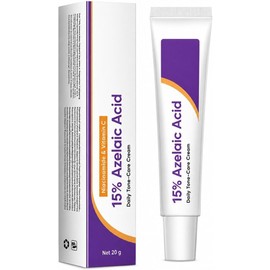 Crema de Ácido Azelaico con Niacinamida y Vitamina C 12%/15% para el Rostro,20g，15% Azelaic Acid